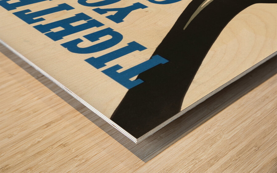 Tighten Your Grip! Wood print