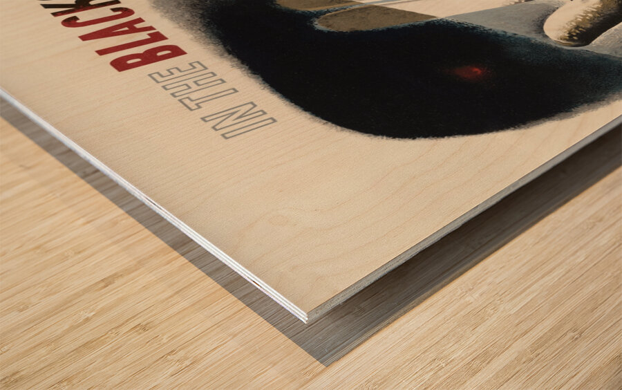 In the Blackout – Top Hail a Bus or Tram Shine a Torch on to Your Hand Wood print