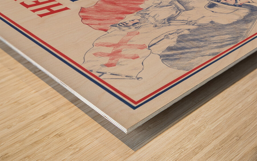 Help Free French to Fight for Democracy – Join France Forever Wood print