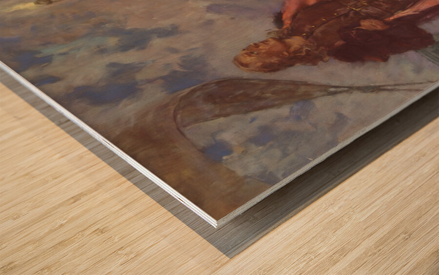 La Vision Eterna 1492…1942 Wood print