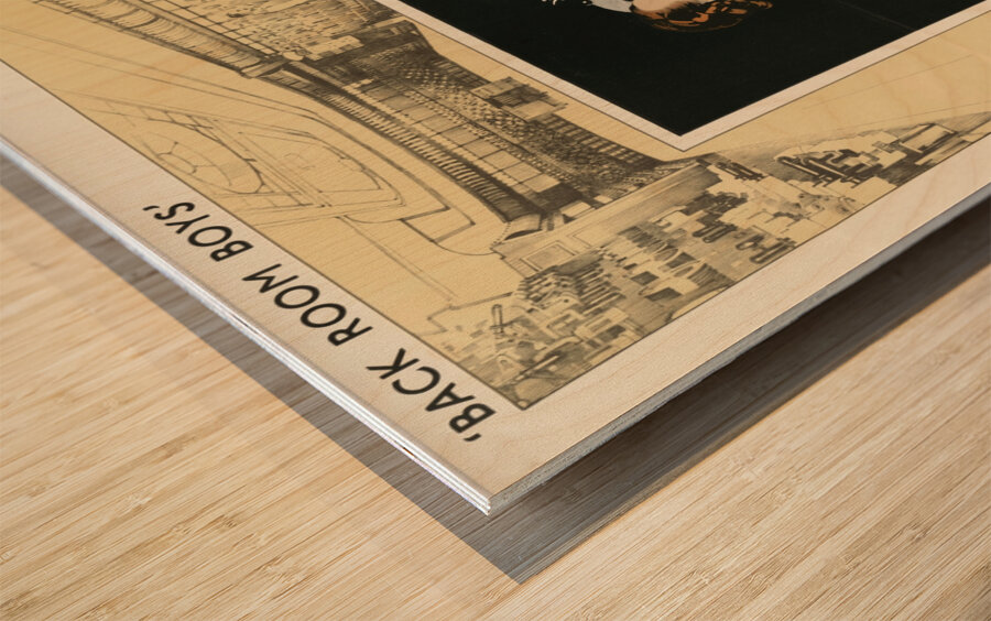 Back Room Boys’ They Also Serve – Power Control Wood print