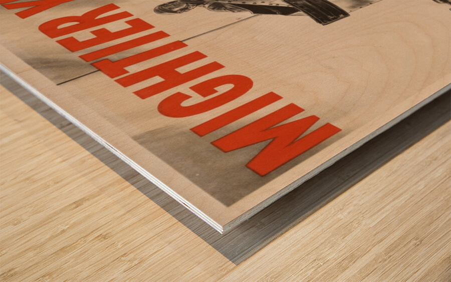 Mightier Yet! Wood print