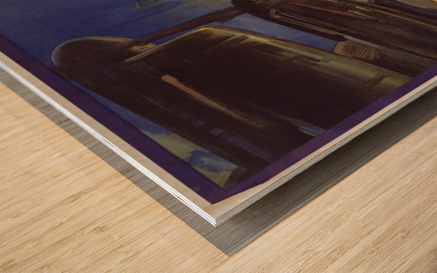 Wings for Victory Wood print