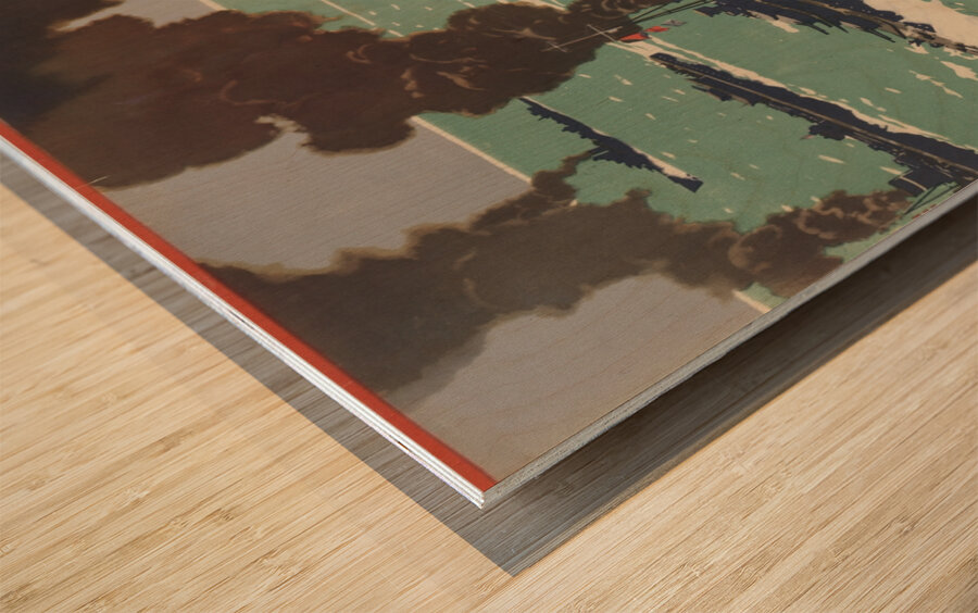 War Savings are Warships Wood print