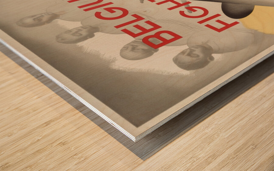 Belgium Sails for Victory Wood print