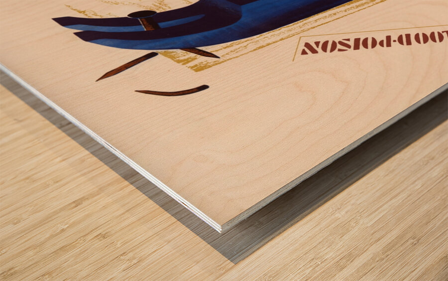 Blood Poison – One Less Nail in Your Coffin  Wood print