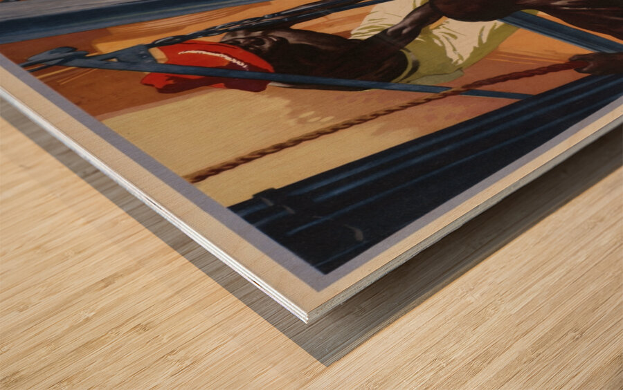 Help British Guiana to Work for Victory  Wood print