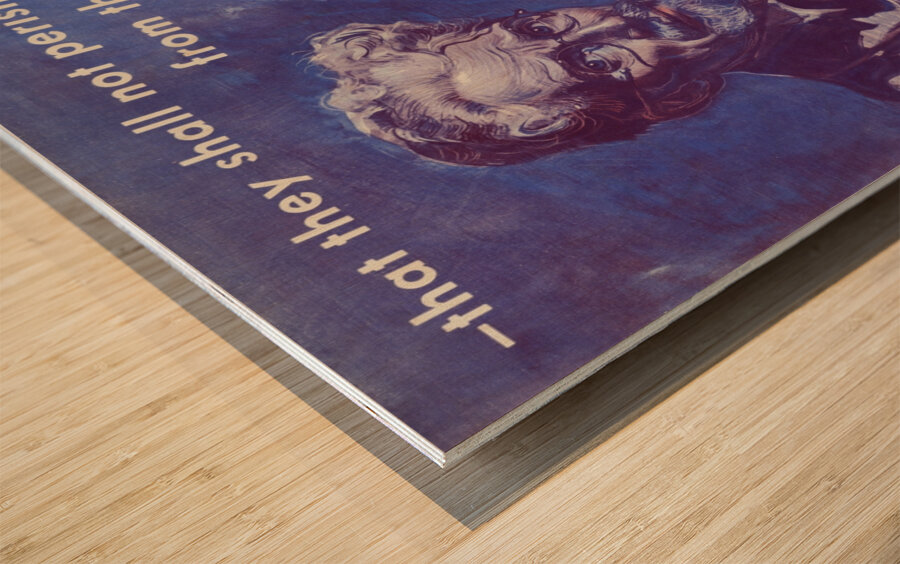 That They Shall Not Perish from the Earth 1942-1945 Wood print