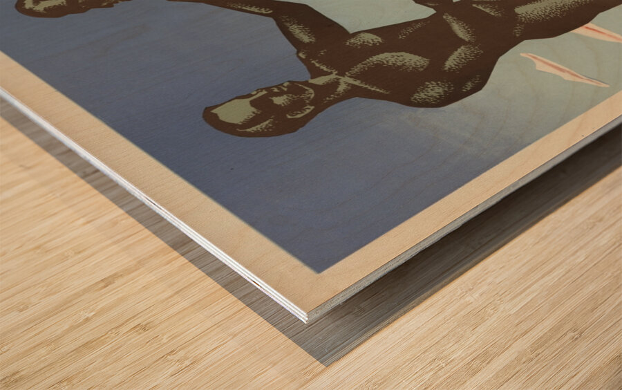 The Merchant Service is Silent Too! Wood print