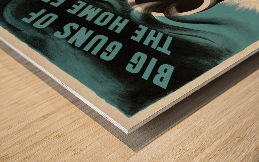 The Merchant Service is Silent Too! Wood print