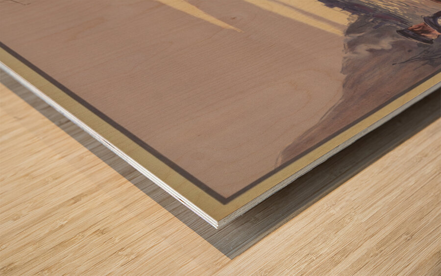 The Merchant Service is Silent Too! Impression sur bois