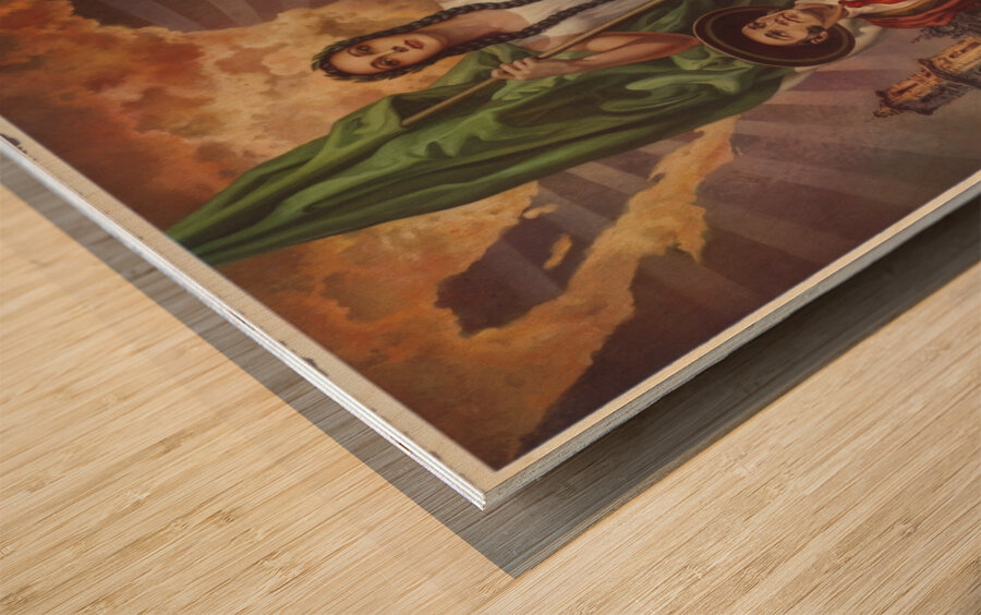 The Merchant Service is Silent Too! Wood print