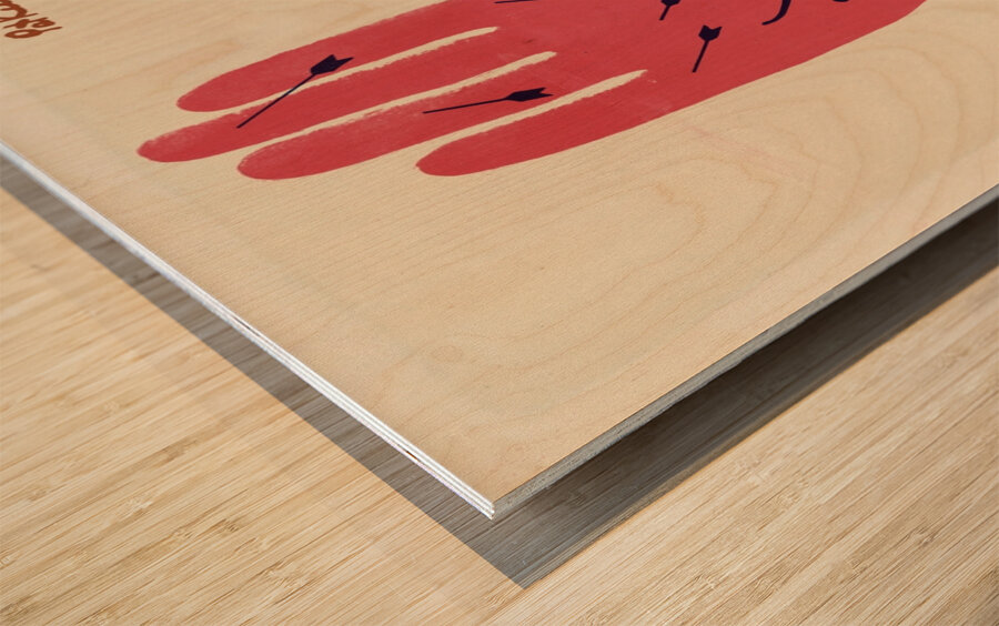 Splinters are Poisoned Arrows – Get First Aid Wood print