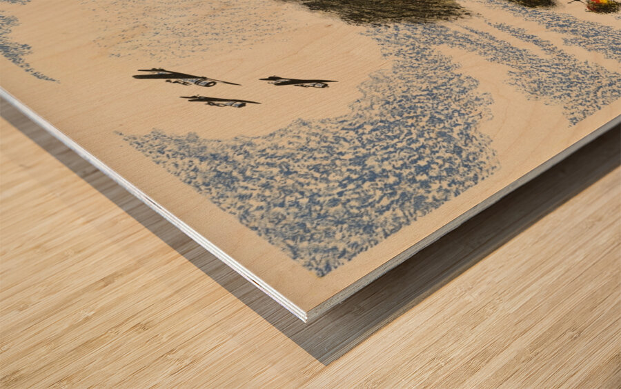 Battleships of the Royal Navy  Wood print