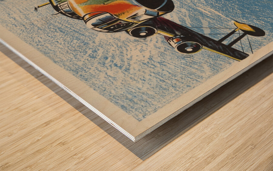 A British Short ‘Sunderland’ Flying Boat Patrolling the Sea Lanes Wood print