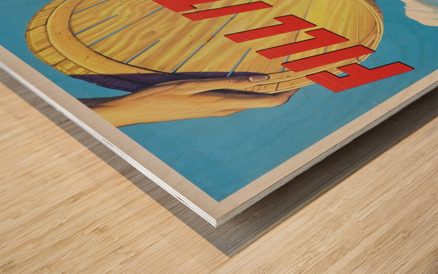 Fill it! Help Harvest War Crops 1945 Wood print