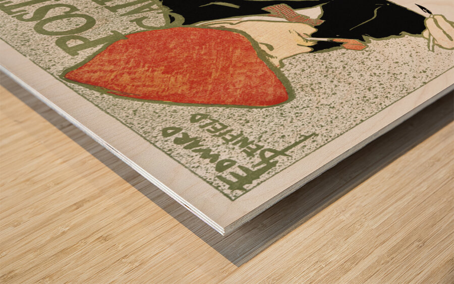 Poster Calendar 1897 by Edward Penfield Wood print