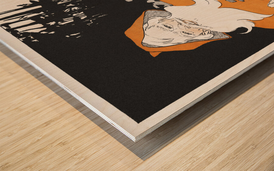 Vintage Christmas 1894 1894 by Edward Penfield Wood print