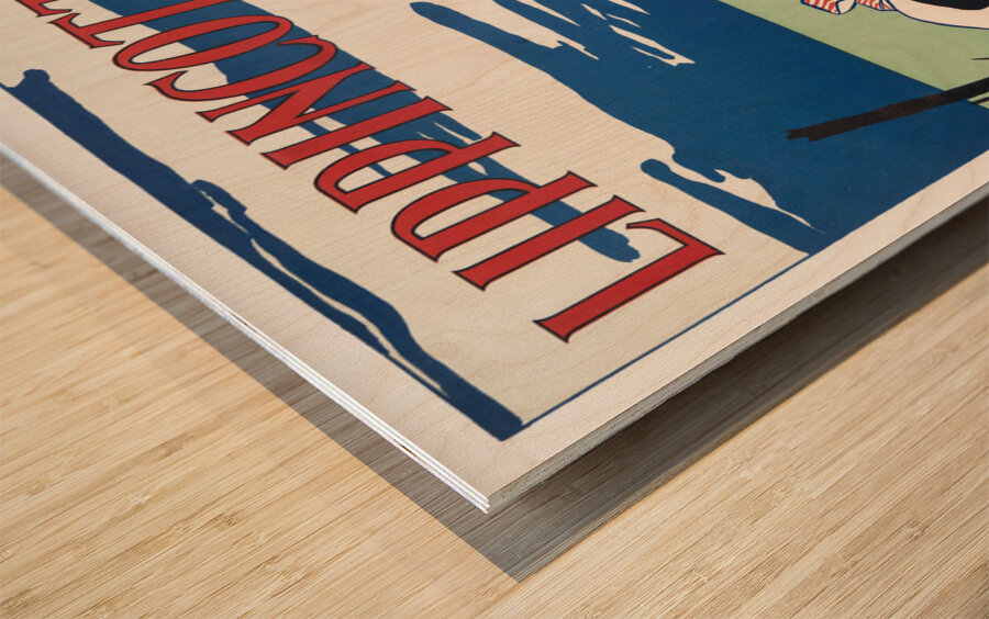 Lippincotts June ca. 1890-1907  by Edward Penfield Wood print