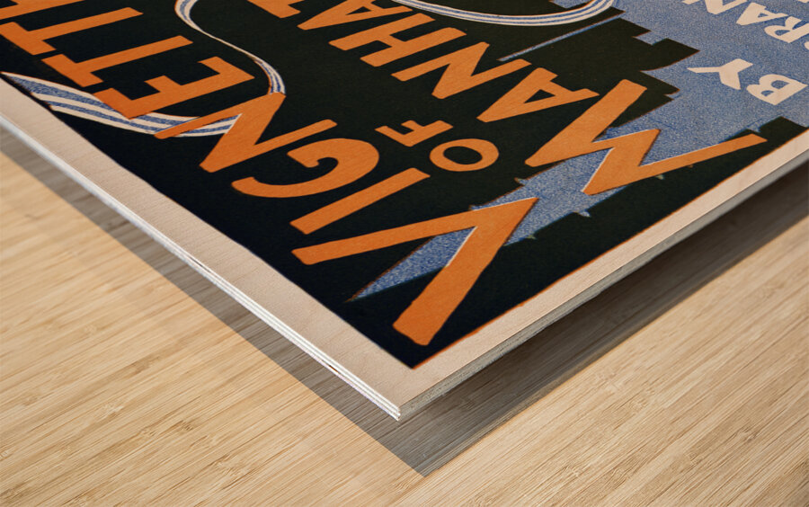 Vignettes of Manhattan 1895 by Edward Penfield Wood print