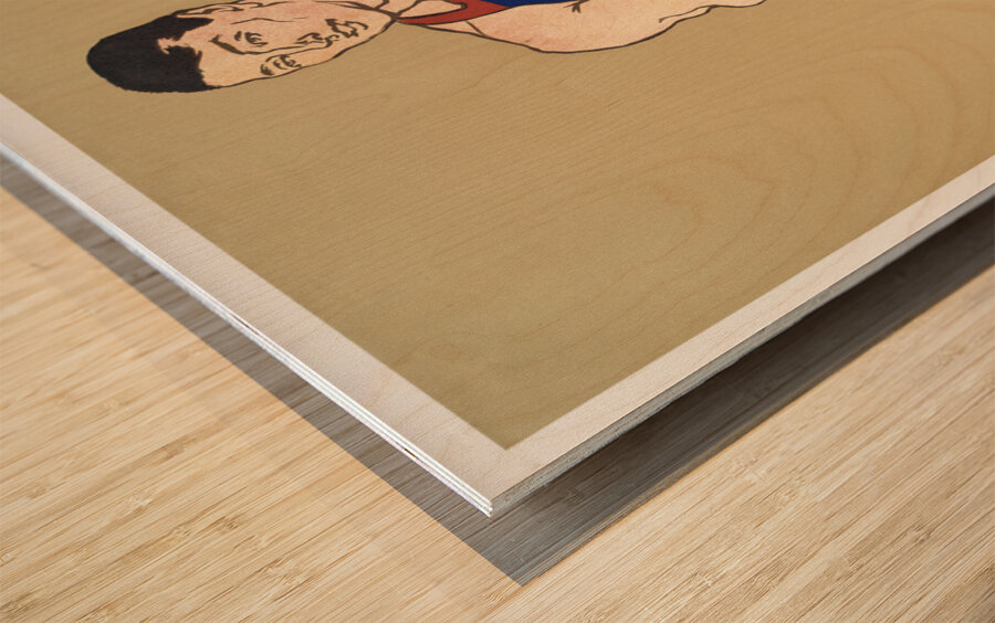 Hammer throw 1908 by Edward Penfield Wood print