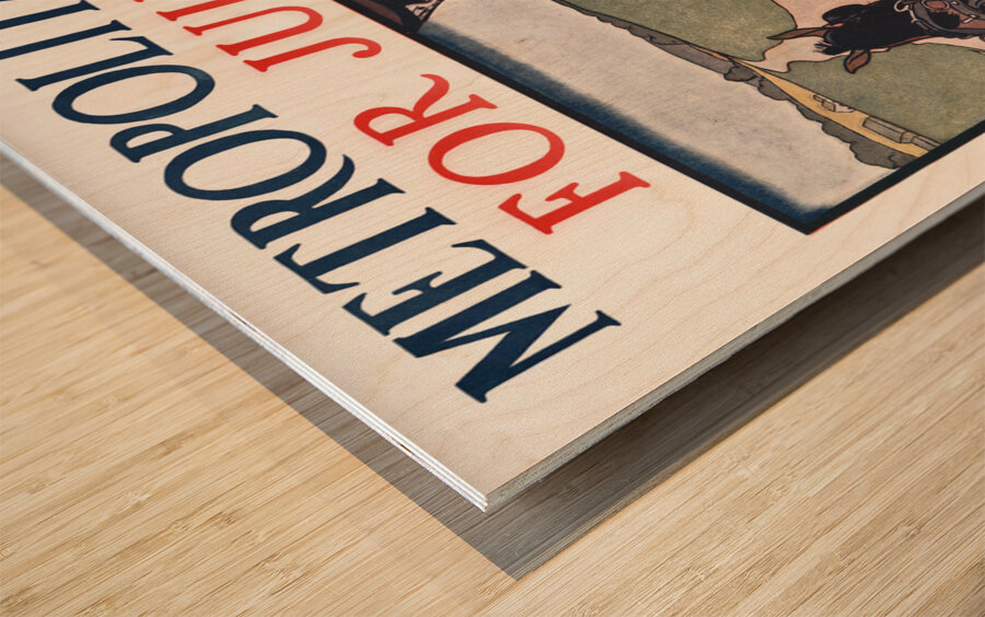 Metropolitan for July ca. 1900-1910 by Edward Penfield Wood print