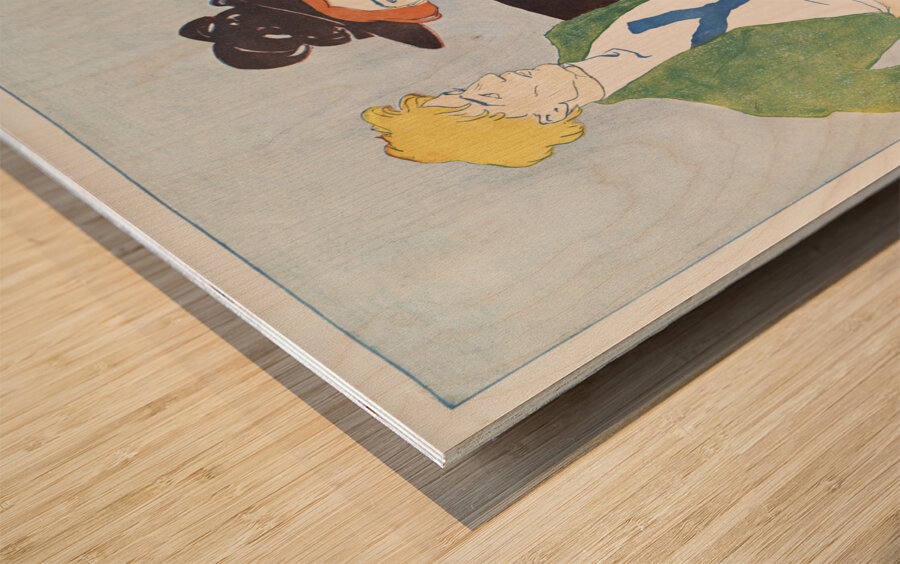 Harpers November 1894 by Edward Penfield Wood print