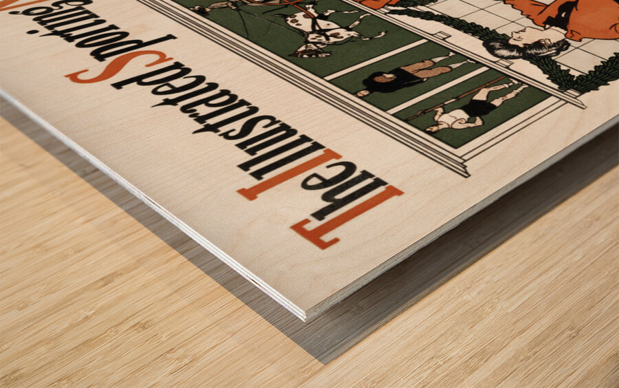 The Illustrated Sporting News. Christmas number ca. 1890-1900 by Edward Penfield Wood print