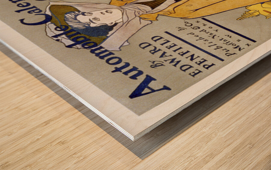 Automobile calendar for 1906 ca. 1905 by Edward Penfield Wood print