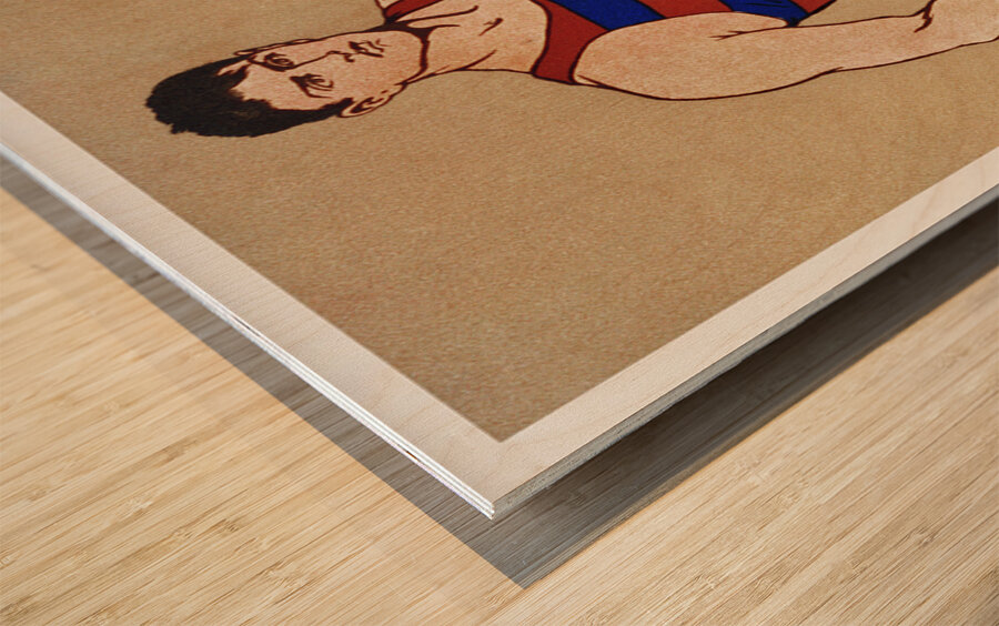 Athlete ca. 1908 by Edward Penfield Wood print