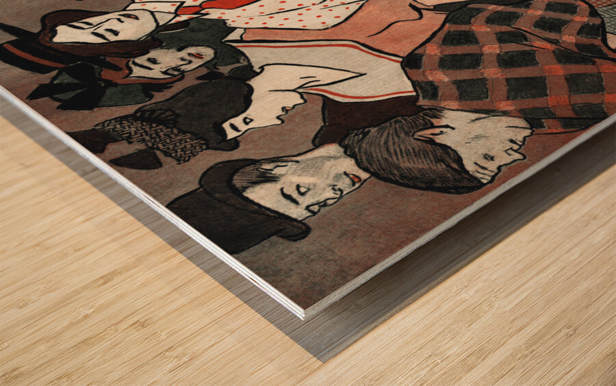 People we pass 1896 by Edward Penfield Wood print