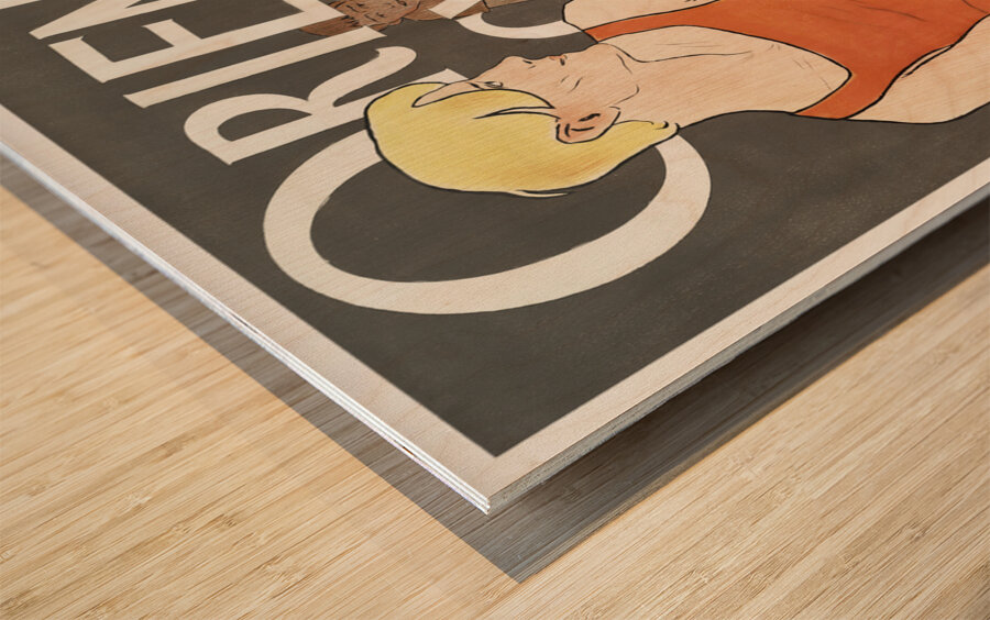 Orient Cycles 1895 by Edward Penfield Wood print