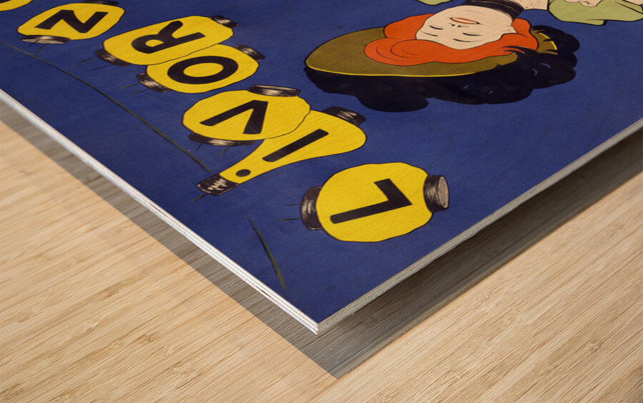 Livorno stagione balneare 1901 by Leonetto Cappiello Wood print