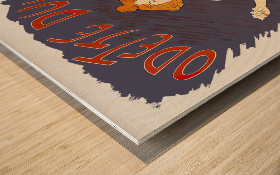 Odette Dulac 1903 by Leonetto Cappiello  Wood print