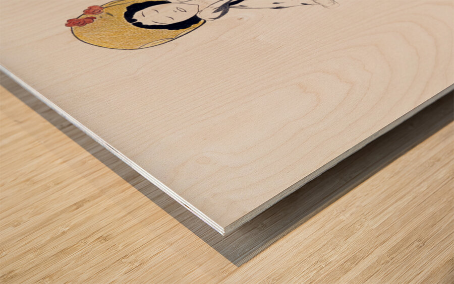 LINA CAVALIERI 1885-1942 by Leonetto Cappiello Wood print