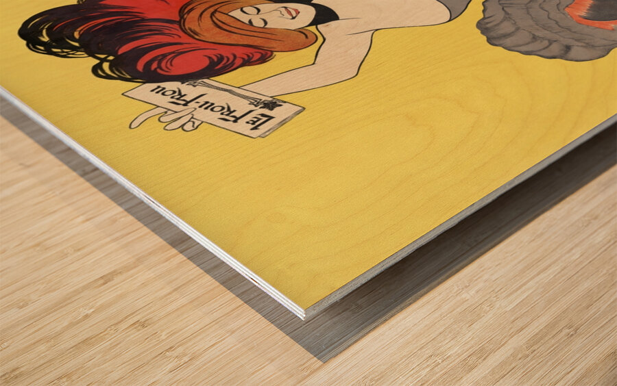 Le Frou Frou 20 journal humoristique 1899 by Leonetto Cappiello  Wood print