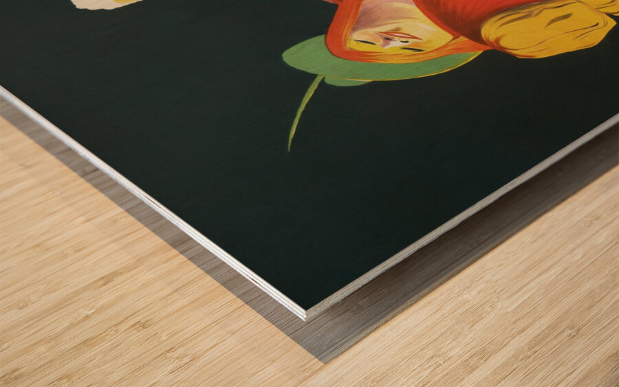 La Cruz del Campo beers 1906 by Leonetto Cappiello  Wood print