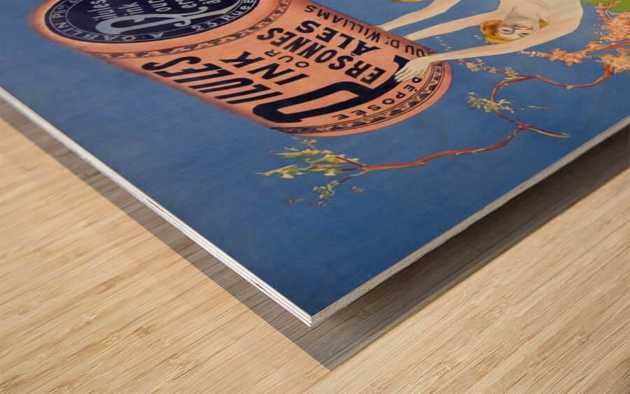 Pink Pills for Pale People 1910 by Leonetto Cappiello Wood print