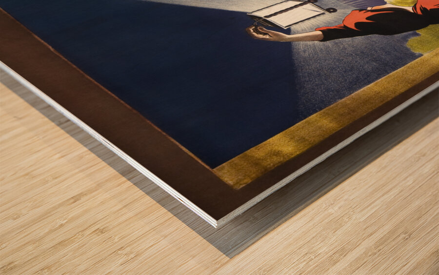 Benedictine 1907 by Leonetto Cappiello Wood print