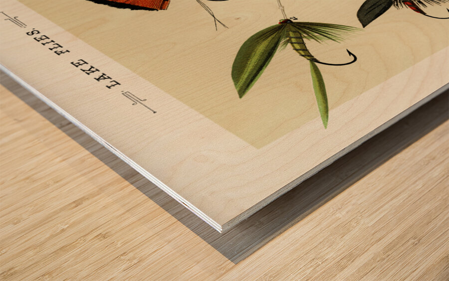 Lake Flies  Wood print