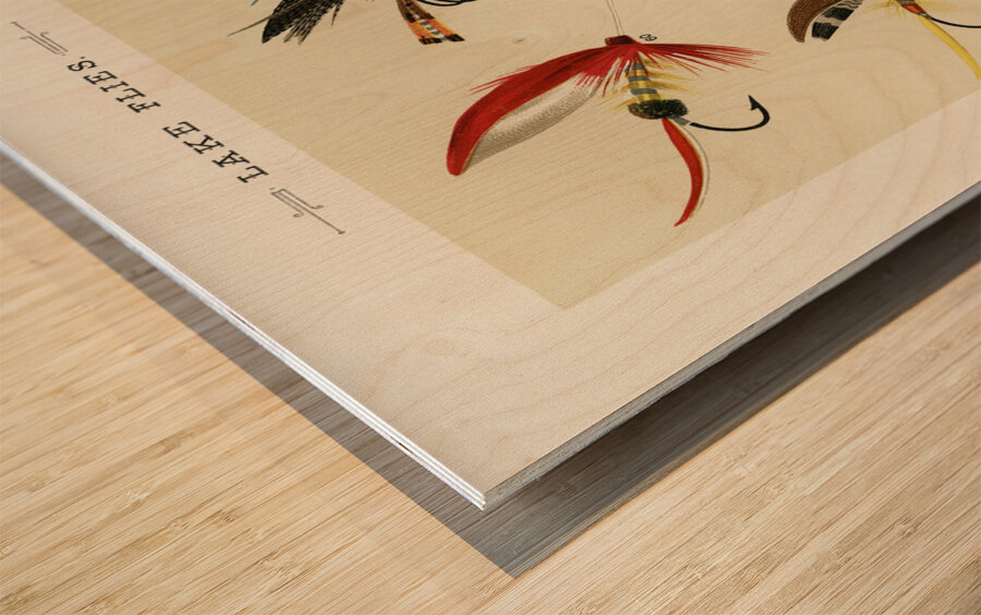 Lake Flies  Wood print