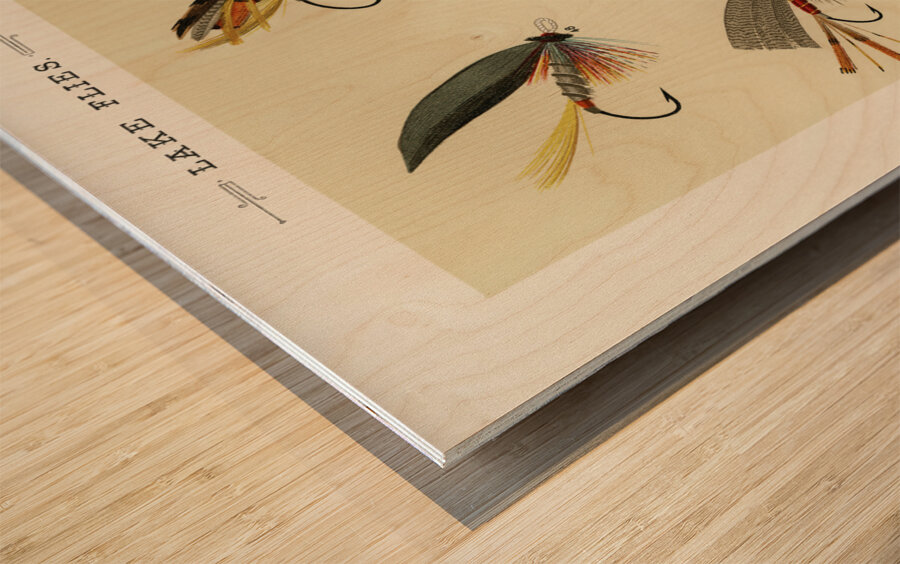 Lake Flies  Wood print