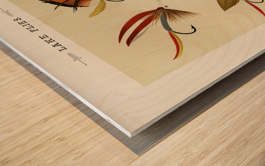 Lake Flies  Wood print