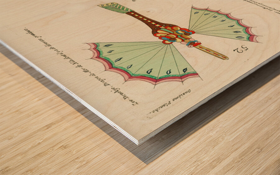 Colourful and surreal illustrations of fishes found in Moluccas Indonesia and the East Indies by Louis Renard 1678 -1746 from Histoire naturelle des plus rares curiositez de la mer des Indes 1754. Wood print