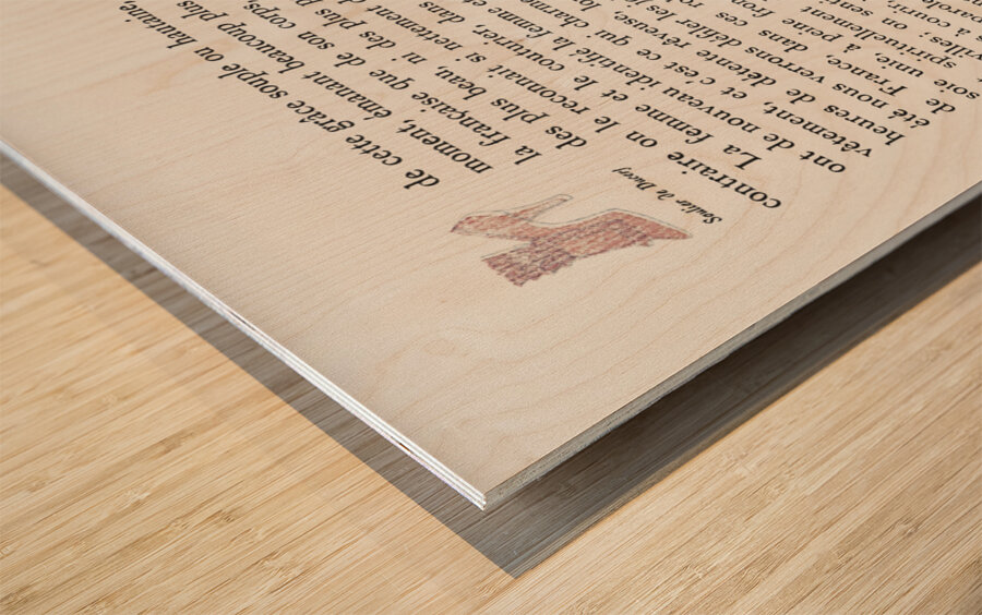 Autours Simples 1915 fashion illustration by George Barbier.  Wood print