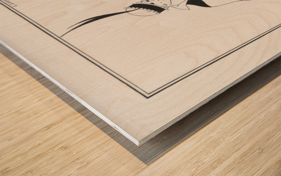 Costumes Parisiens 1914 fashion illustration  by George Barbier.  Wood print