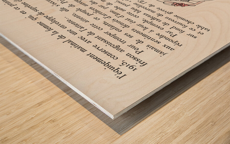 Gazette du Bon Ton 1915 fashion illustration  by George Barbier.  Wood print