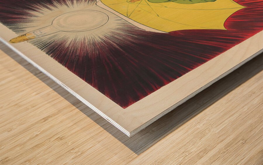 Lampes Gramme 1924 by Jean dYlen Poster Wood print