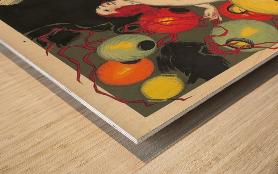 Teinture Idéale 1930 by Jean dYlen Poster Wood print