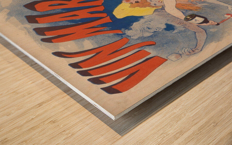 Vin Mariani 1894 Poster by Jules Chéret Wood print